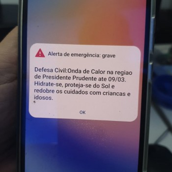 Defesa Civil emite, pela primeira vez, alerta severo para onda de calor na região oeste do estado
